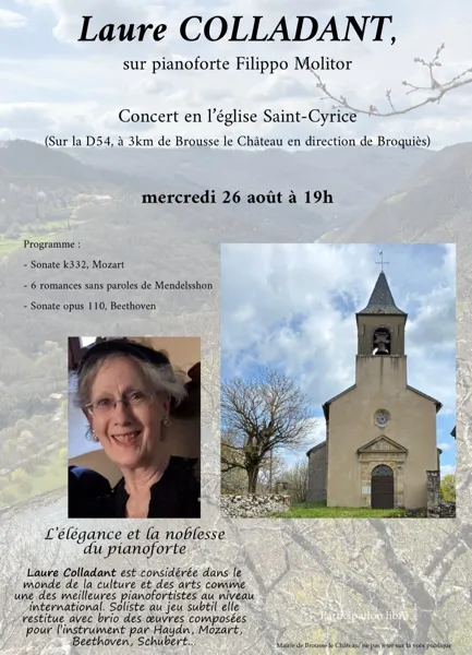 Concert d'Exception : Laure Colladant sur Pianoforte