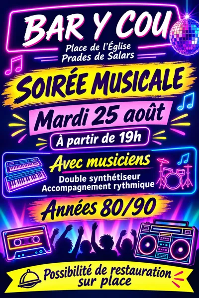 Soirée musicale au Bar y Cou