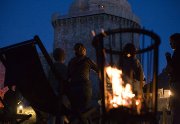 Château de la hunaudaye-nuit à la belle étoile