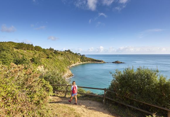 Plage du Corps de Garde depuis le GR34