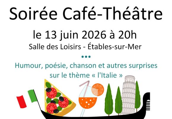 Affiche soirée L'Italie