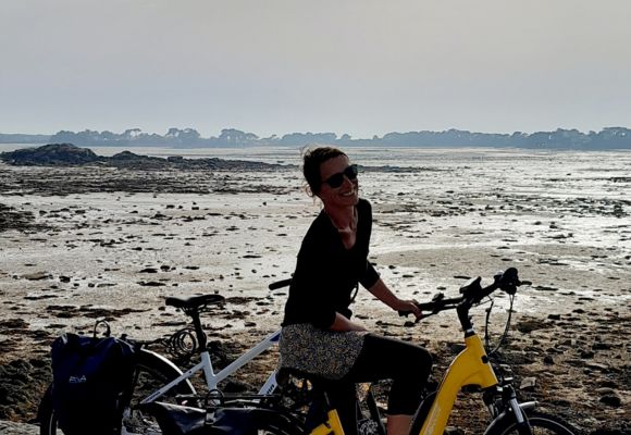 Balade vélo au bord de mer