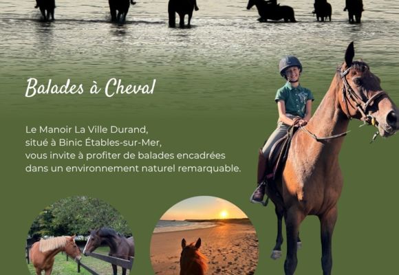Affiche balade à cheval