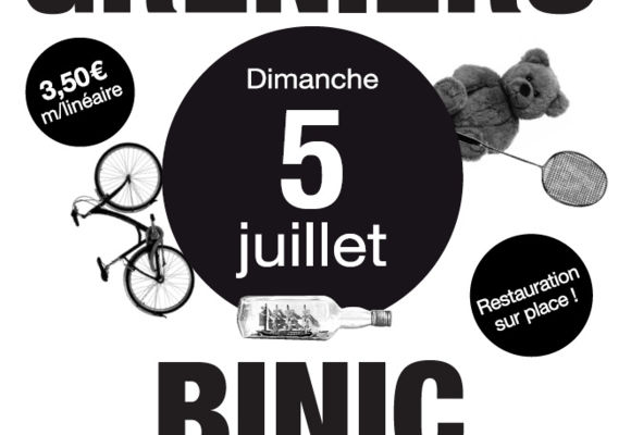 Vide greniers 5 juillet