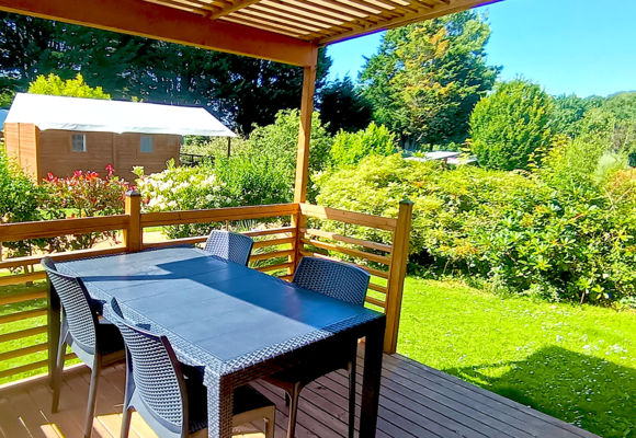 Vue depuis terrasse cottage Manao