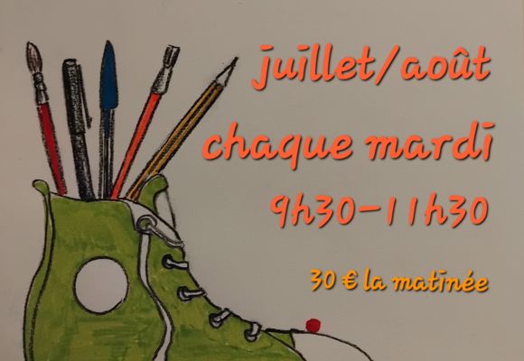 croquis à binic en eté