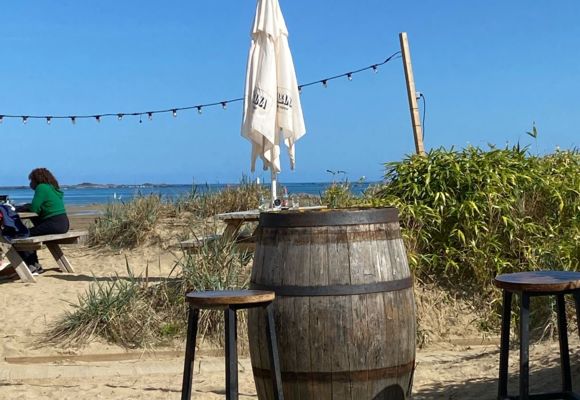 Les pieds dans le sable
