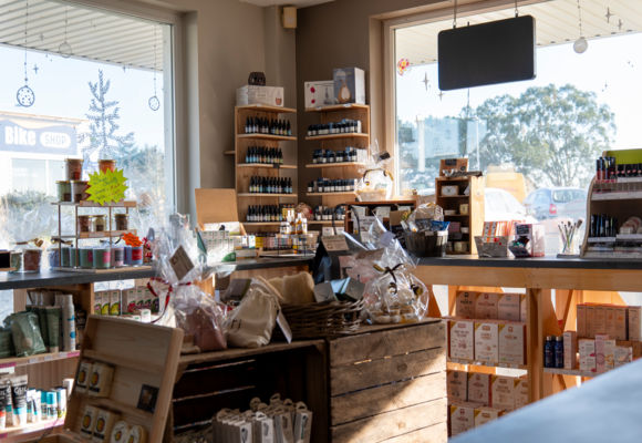 Intérieur épicerie