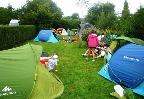 camping avec scolaires gare de Guiscriff