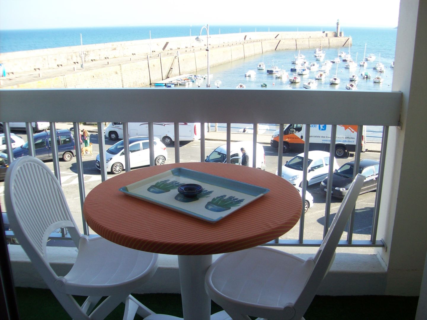 Appartement avec vue sur mer et sur le port