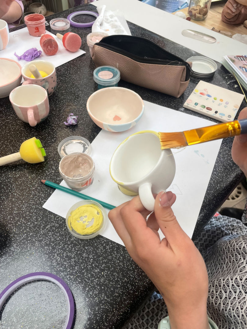 Atelier peinture sur céramique