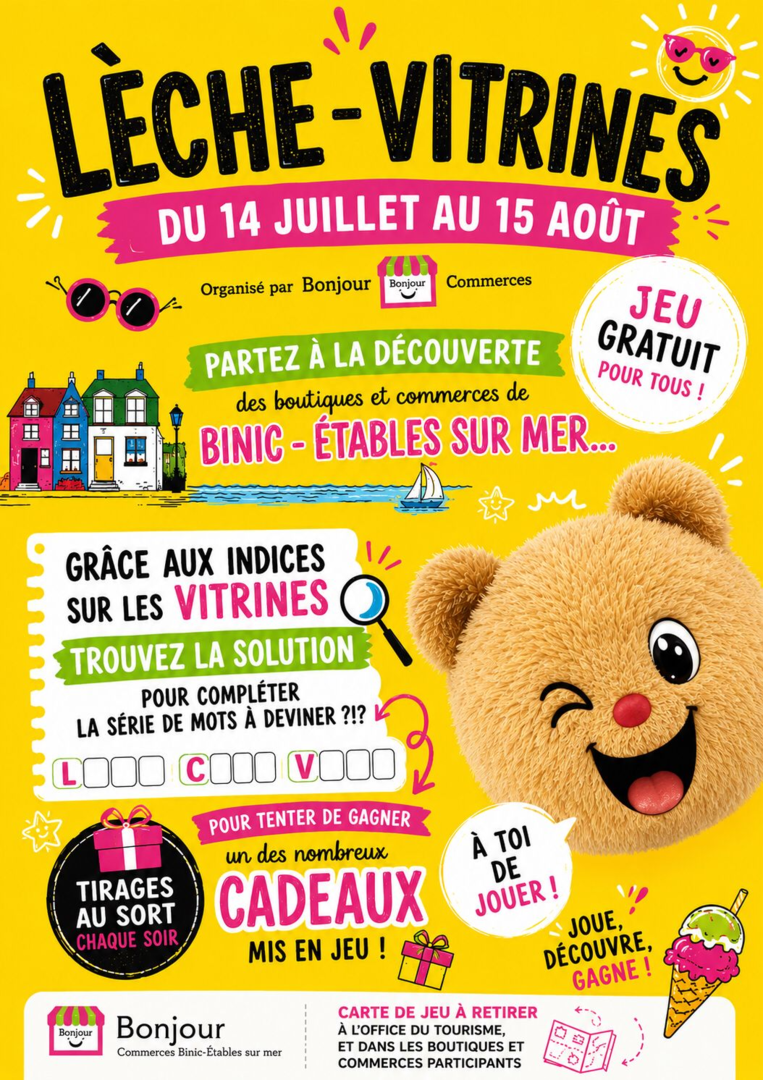 Jeu gratuit : “Lèche-vitrines”