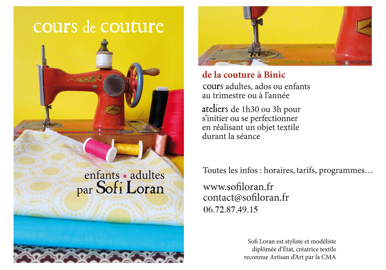 Atelier couture adultes