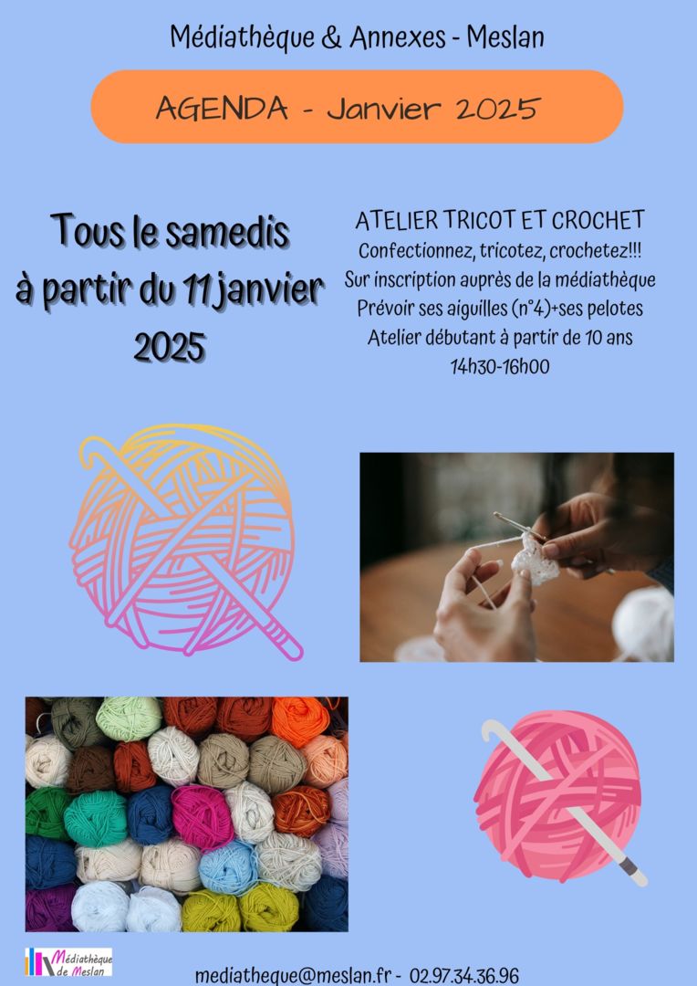 Atelier tricot et crochet