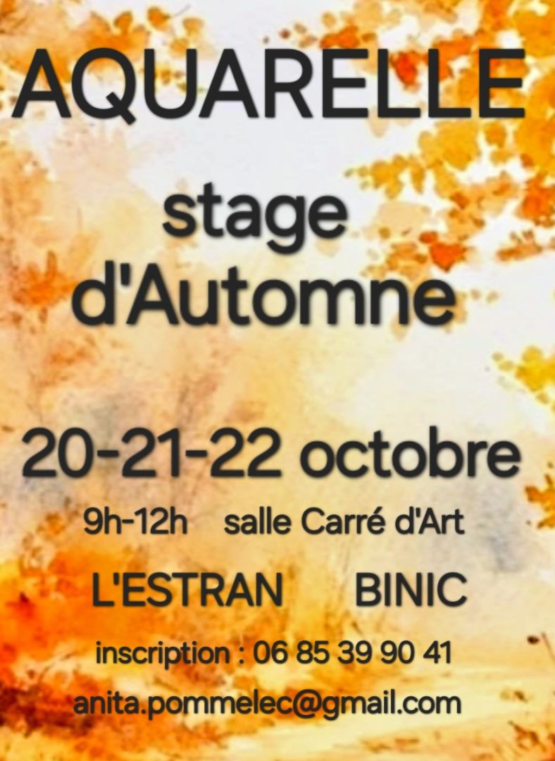 Stage d'aquarelle