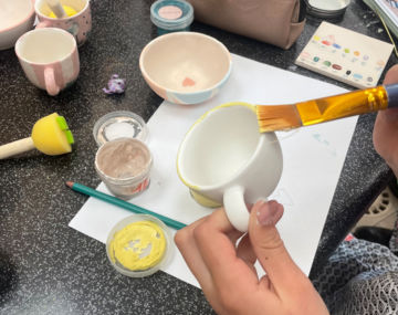 Atelier peinture sur céramique
