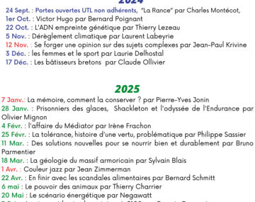 Conférence : L'ADN empreinte génétique par Thierry Lezeau