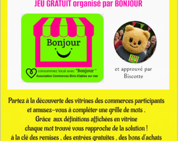Jeu gratuit : “Lèche-vitrines”