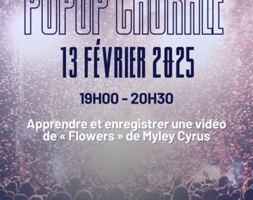 Chorale pop up intergénérationnelle