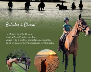 Balade à cheval au départ du Manoir