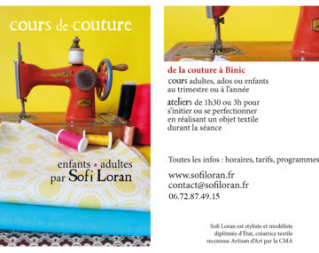 Atelier couture enfants