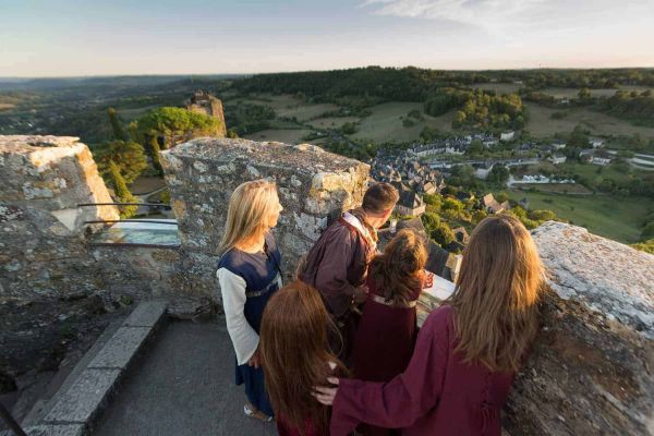 View of Turenne from the castle