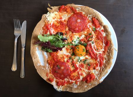 Galette façon pizza