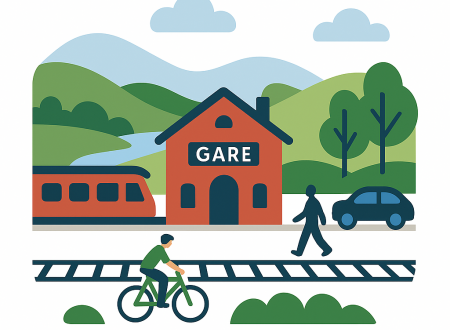 Gare rurale en Corrèze