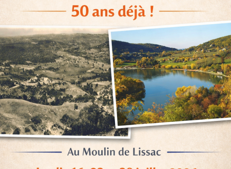 Affiche expo 50 ans du lac du Causse