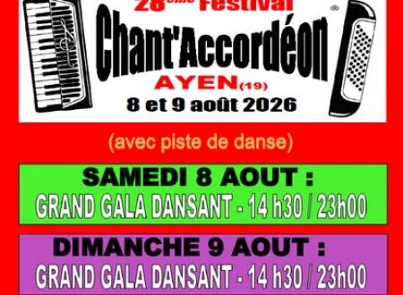 chant accordéon 8 et 9 août 2026