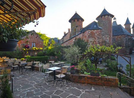 la terrasse - 1- Relais Saint Jacques - Collonges-la-Rouge_1