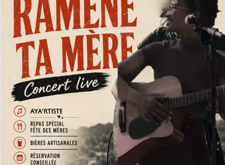 Gris Mamans et Mimosas fête des Mères Événements affiche - 1