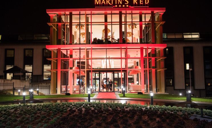Martin's Red by night