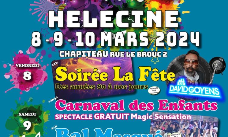 Carnaval d'Hélécine - affiche 2024