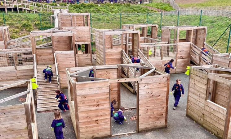 Chasse aux œufs à l'Aventure Parc