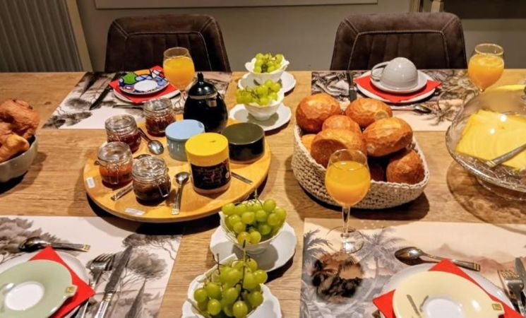 Au fond des rys petit déj