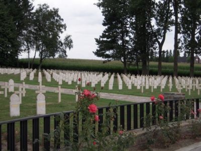 Militaire begraafplaats - Franse necropolis van Chastre