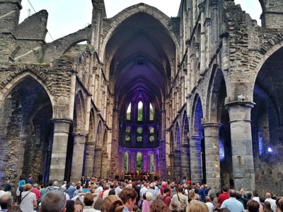 The 'Night of Choirs' at Villers-la-Ville Abbey