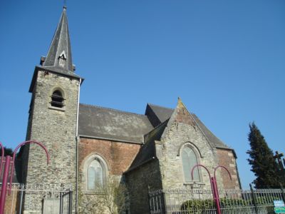 De Saint-Martinkerk en de pastorie