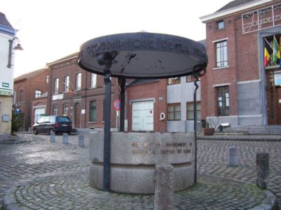 Het vroeger geografisch centrum van België