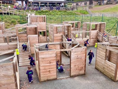 Eierjacht in het Aventure Parc