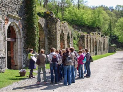 Rondleiding door de abdij van Villers