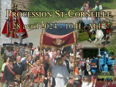 Sint-Cornelius processie in Hamme-Mille