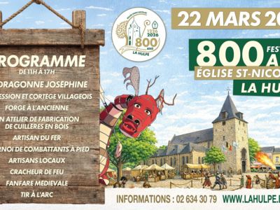 Week-end médiaval de célébrations des 800 ans de l'église Saint-Nicolas