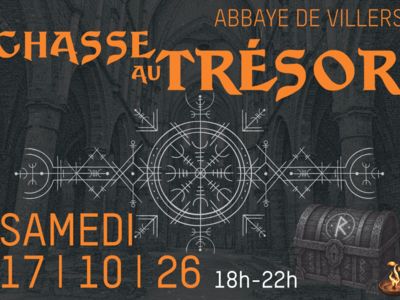 Chasse aux trésors nocturne à l'Abbaye de Villers