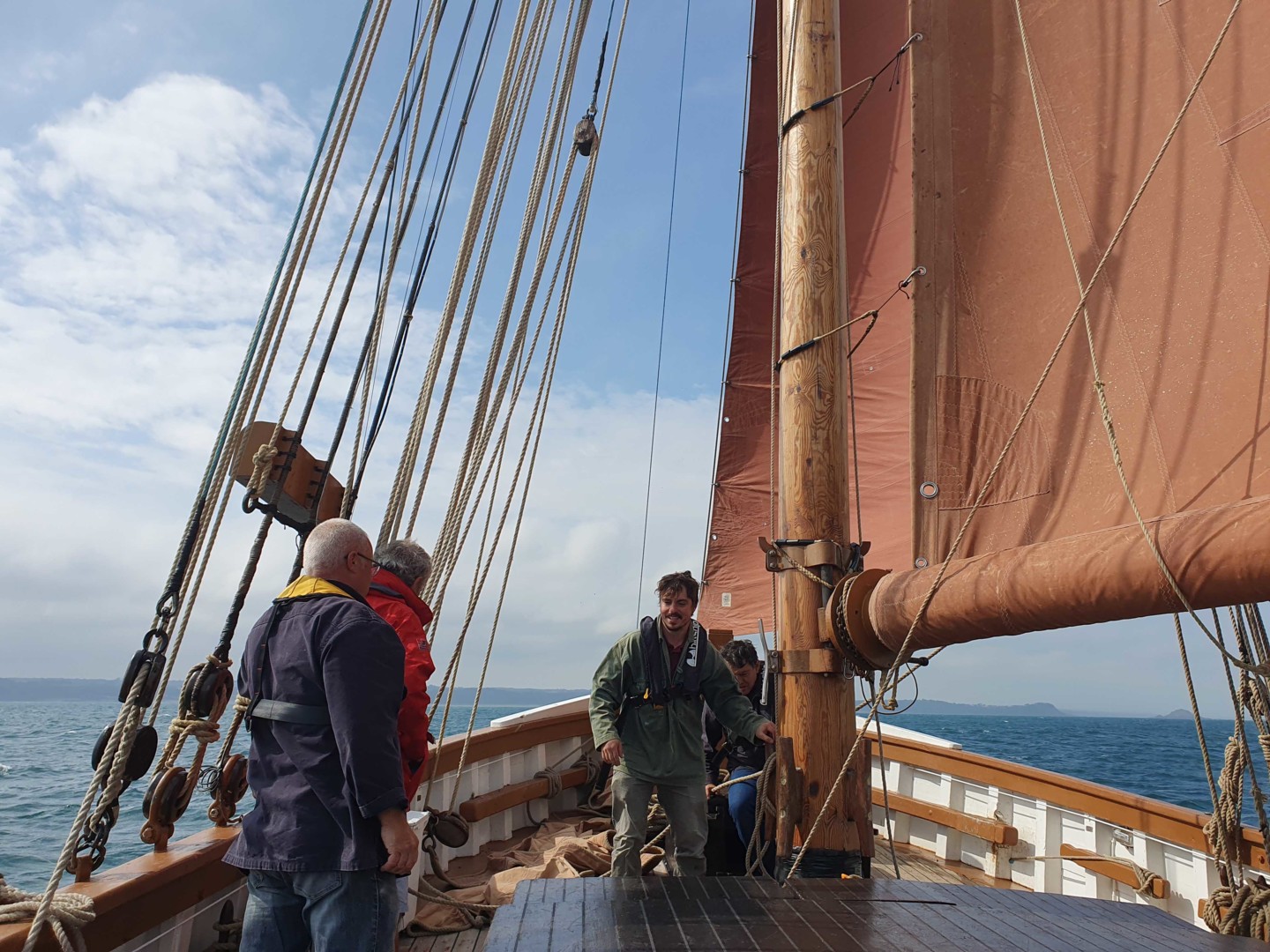 Sortie en mer sur la Sainte-Jeanne