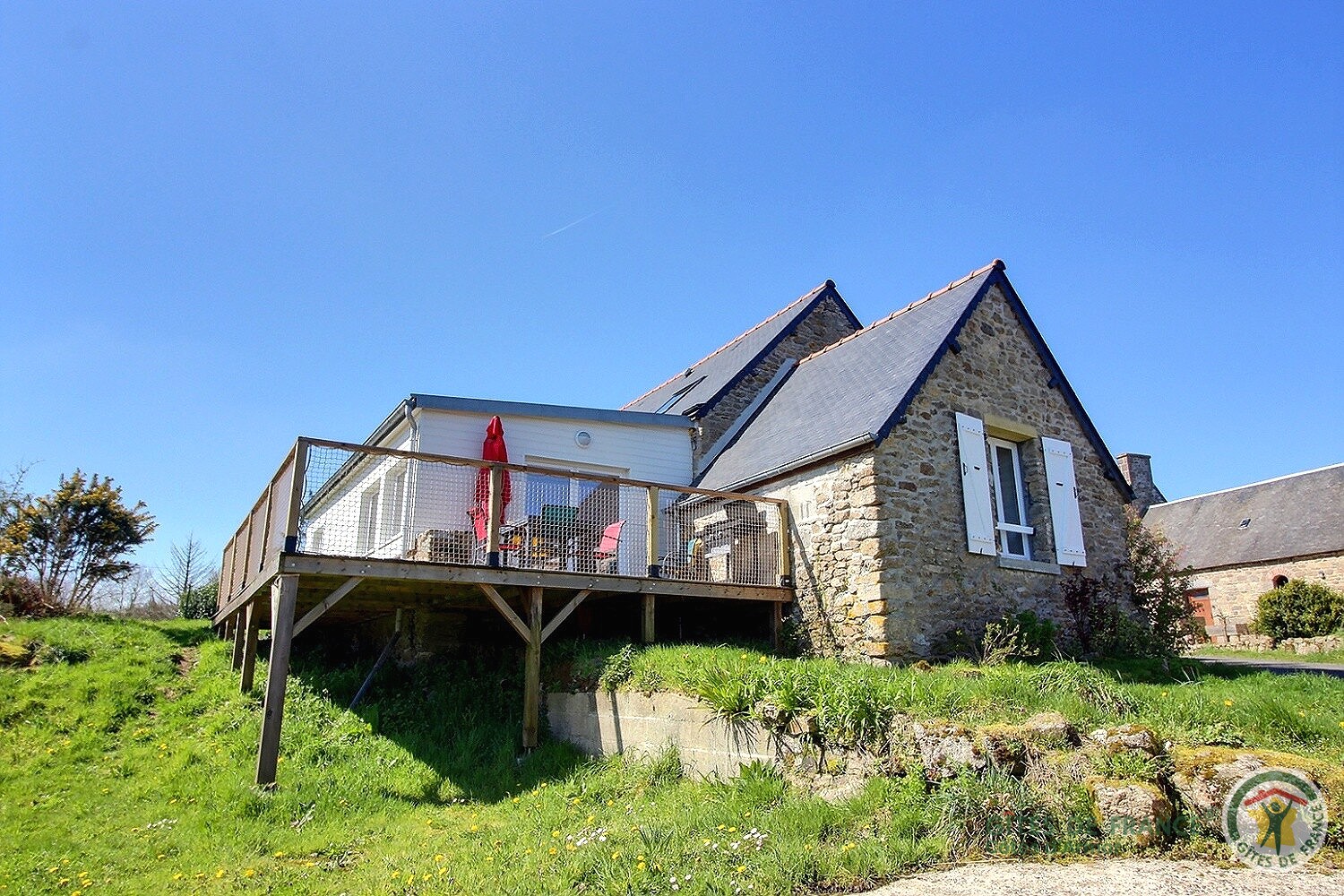 Le Nid d'Hirondelles - Bourbriac - la terrasse