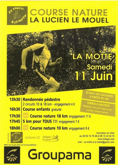 Course nature La Lucien Le Mouel - 11 juin 2022 - La Motte