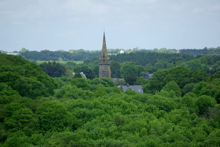 Eglise de Lanvellec vue du Merdy Yvon Le Penven