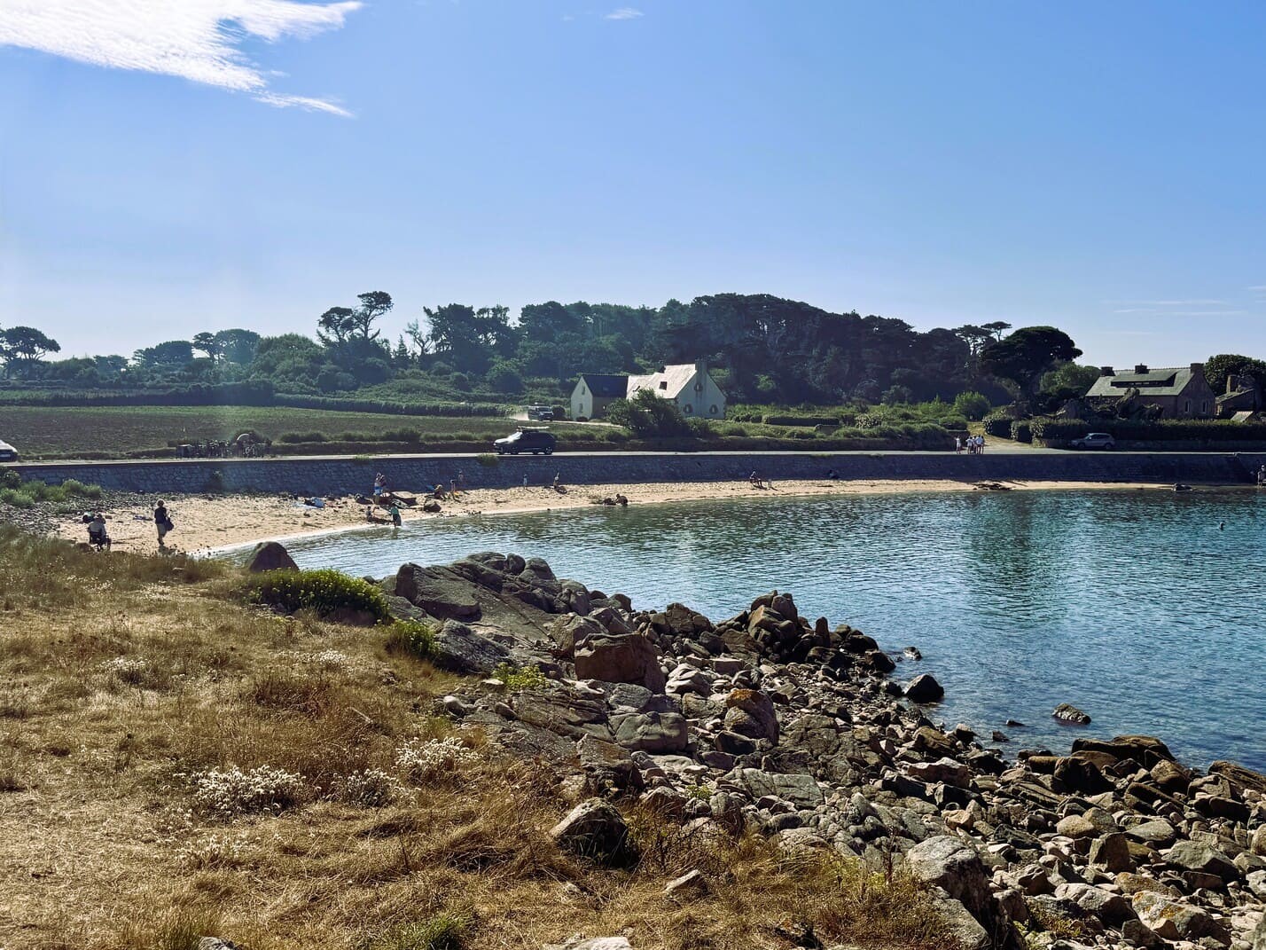Plage de Pors Scaff - Plougrescant